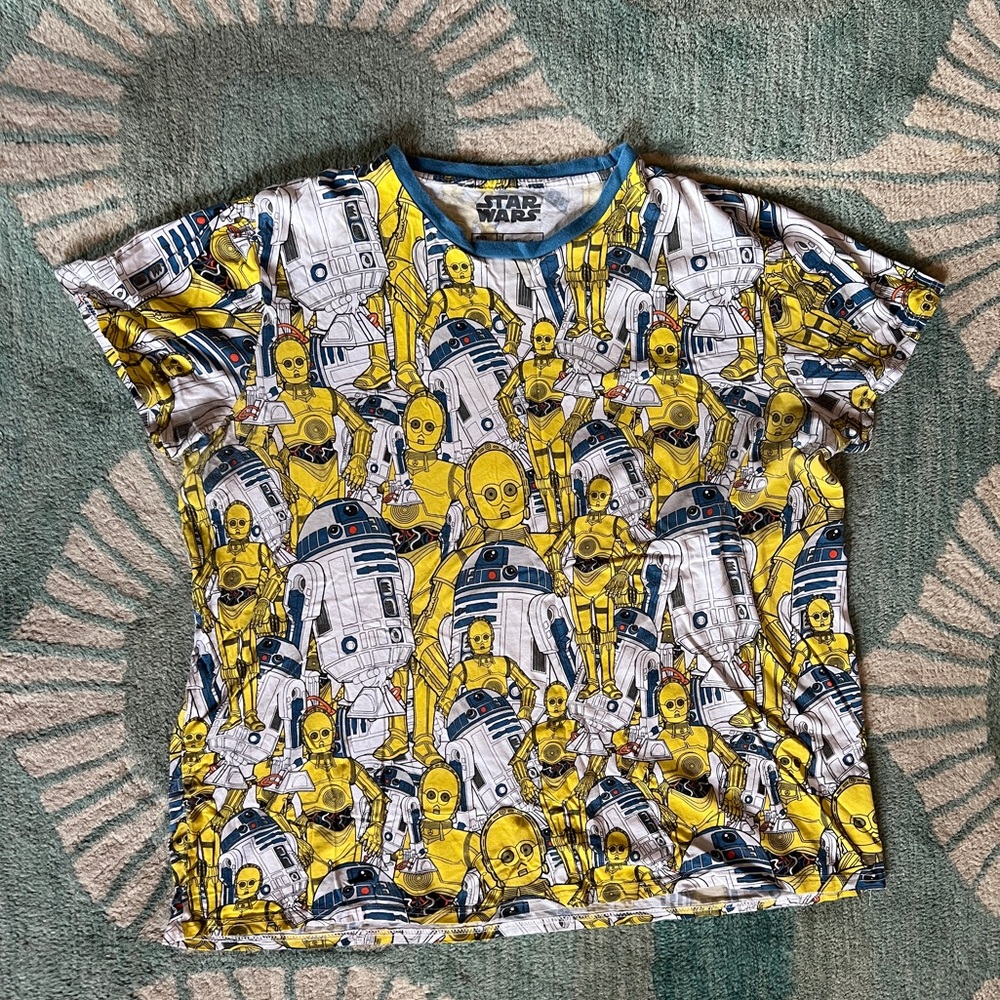 Cakeworthy x Star Wars R2D2 & C-3PO AOP Tee